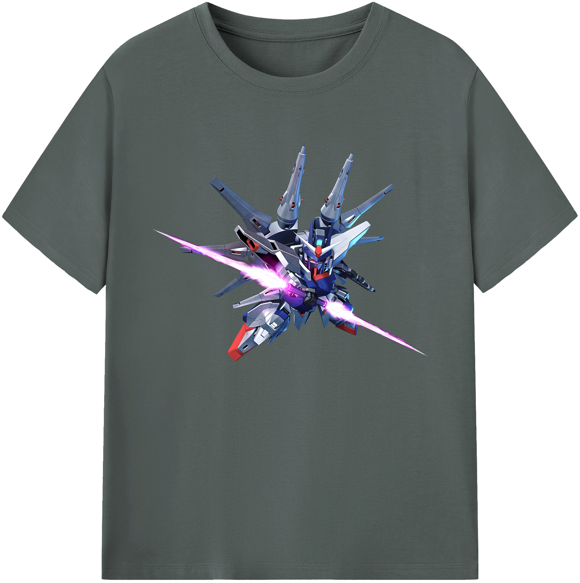 （画像用） 機動戦士ガンダム Mobile Suit Gundam 綿100％ メンズ半袖Tシャツ｜肌触りやわらか＆通気性